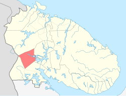 Location of Kovdorsky district (Murmansk Oblast)